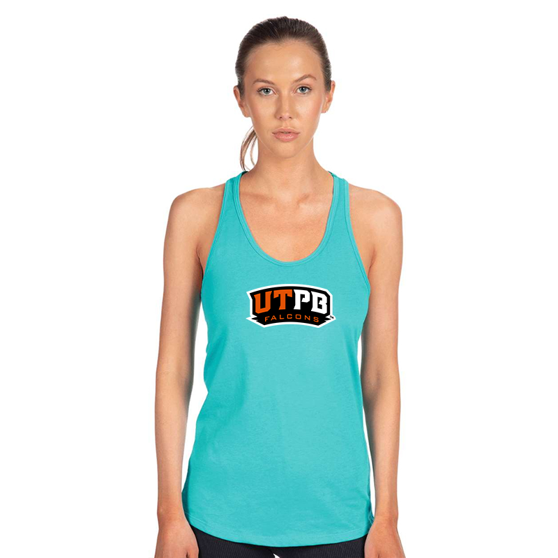 Women's  UTPB Falcons Next Level Ideal Racerback Tank